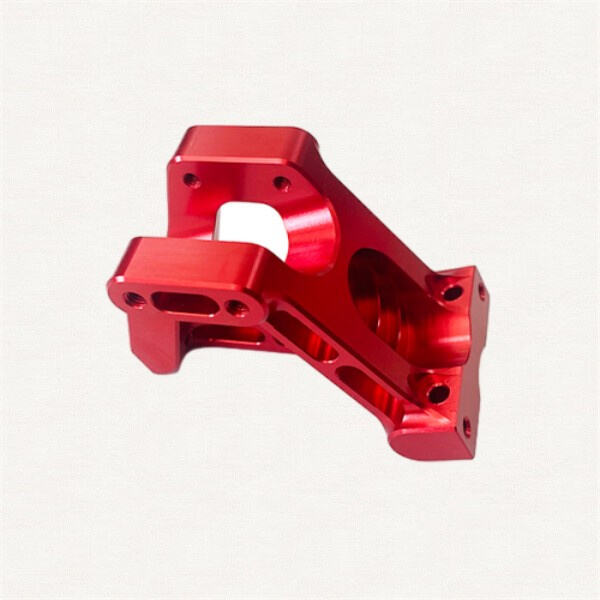 Red anodized aluminum for industrial applications