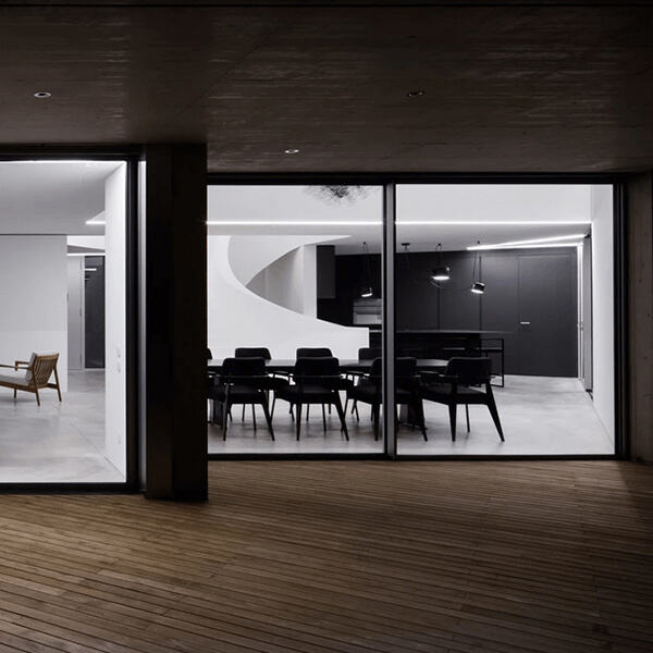 Easy Access and Increased Natural Light with Two Panel Sliding Doors