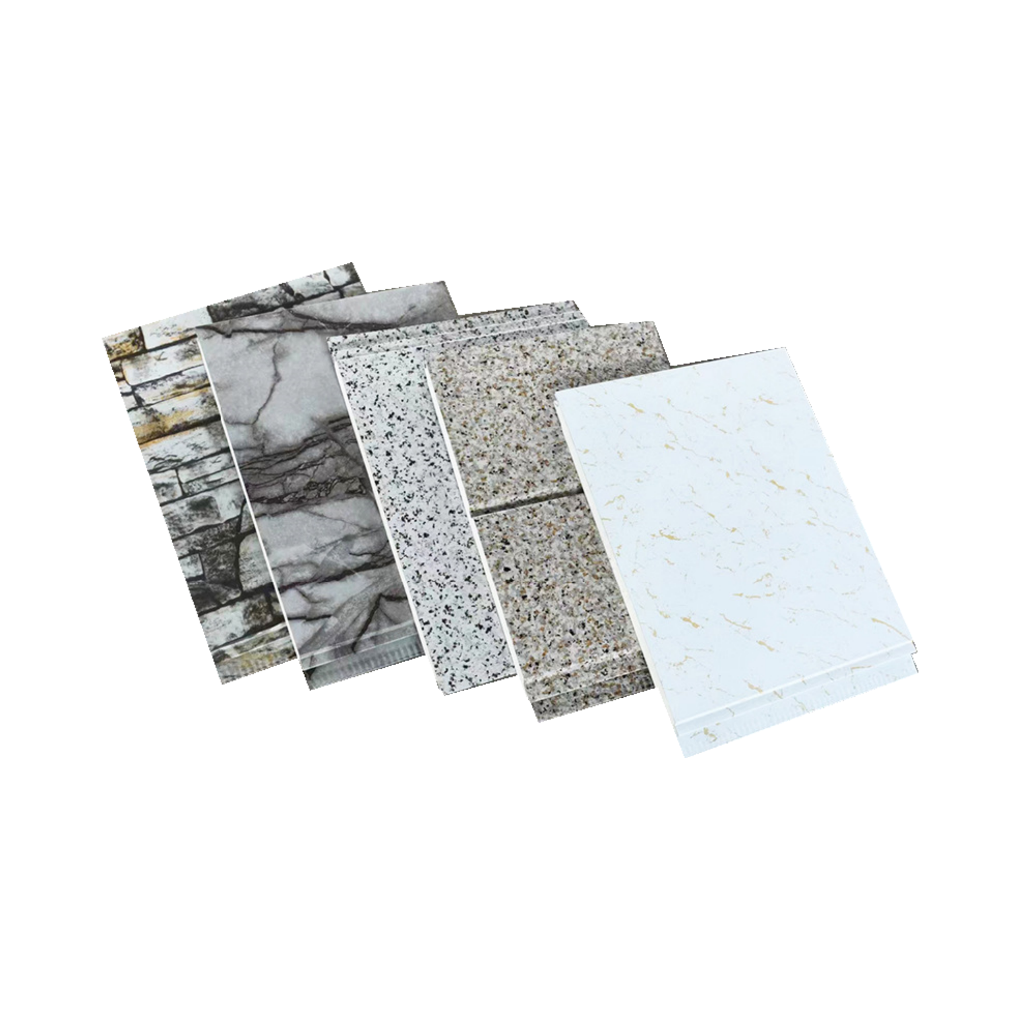 Nature Stone Marble Polyurethane Sandwich Panel Metal Steel Carved Insulated PU Foam Exterior Wall Cladding Panels