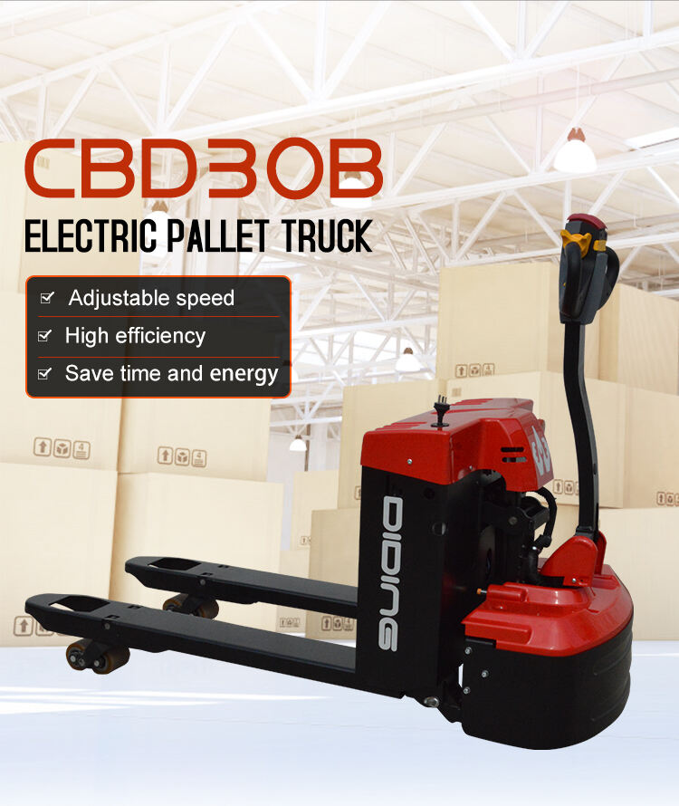 2ton Lithium Battery pallet jack Walkie Mini Electric Powered Pallet Forklift Truck for Warehouse supplier