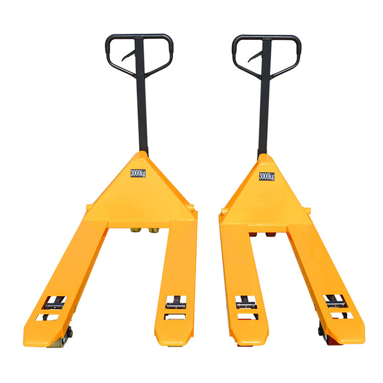 Uni-silent Cheap 2 Ton Hand Pallet Truck diding brand  Manual Hydraulic Jack Trolley with high quality factory