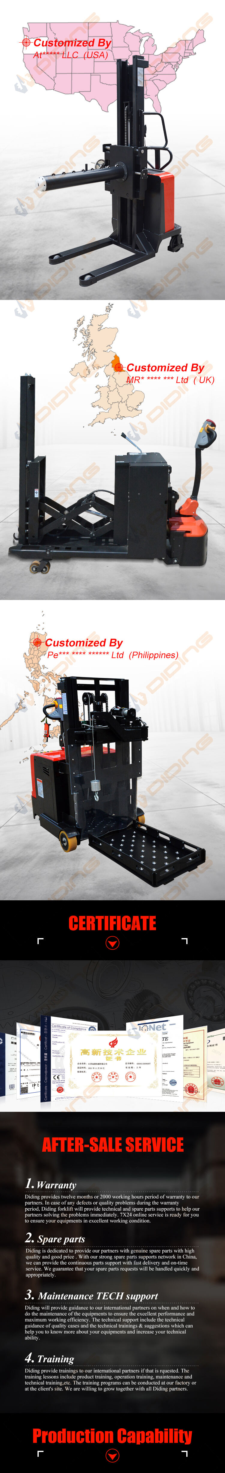 custom electric Pallet jack China Custom Factory Effortless Manual Pallet Jack 5 Ton 75 Lift Transpallet customized stacker details