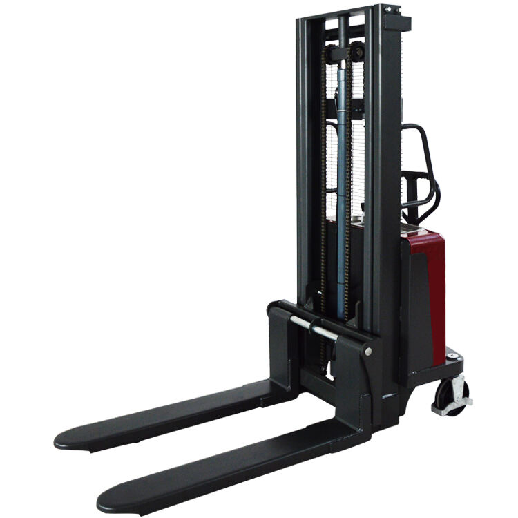 1-2 ton  Portable Battery Electric stacker Semi-electric Pallet Stacker Chinese factory hot sale manufacture