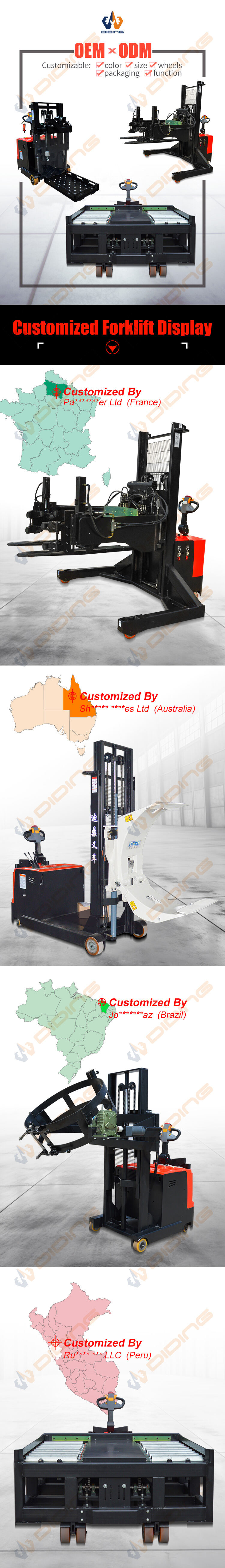 custom electric Pallet jack China Custom Factory Effortless Manual Pallet Jack 5 Ton 75 Lift Transpallet customized stacker details