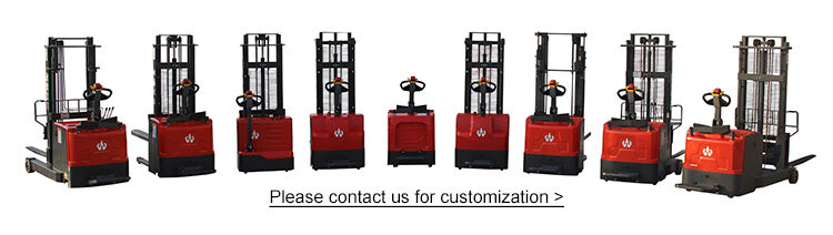 1-3ton Electric Forklift Stacker stand on type hot sale electric pallet stacker Factory direct sales supplier