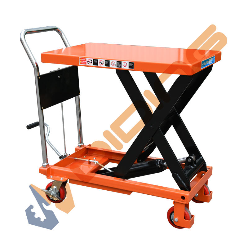 Hydraulic lifting platform hand lift tables movable manual scissors platform plataforma elevadora manual supplier