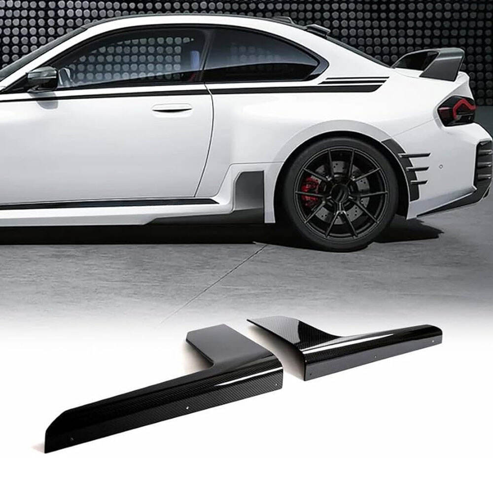 JC-HD567 Carbon Fiber Side Skirts Winglets for BMW 2 Series G87 M2 Coupe
