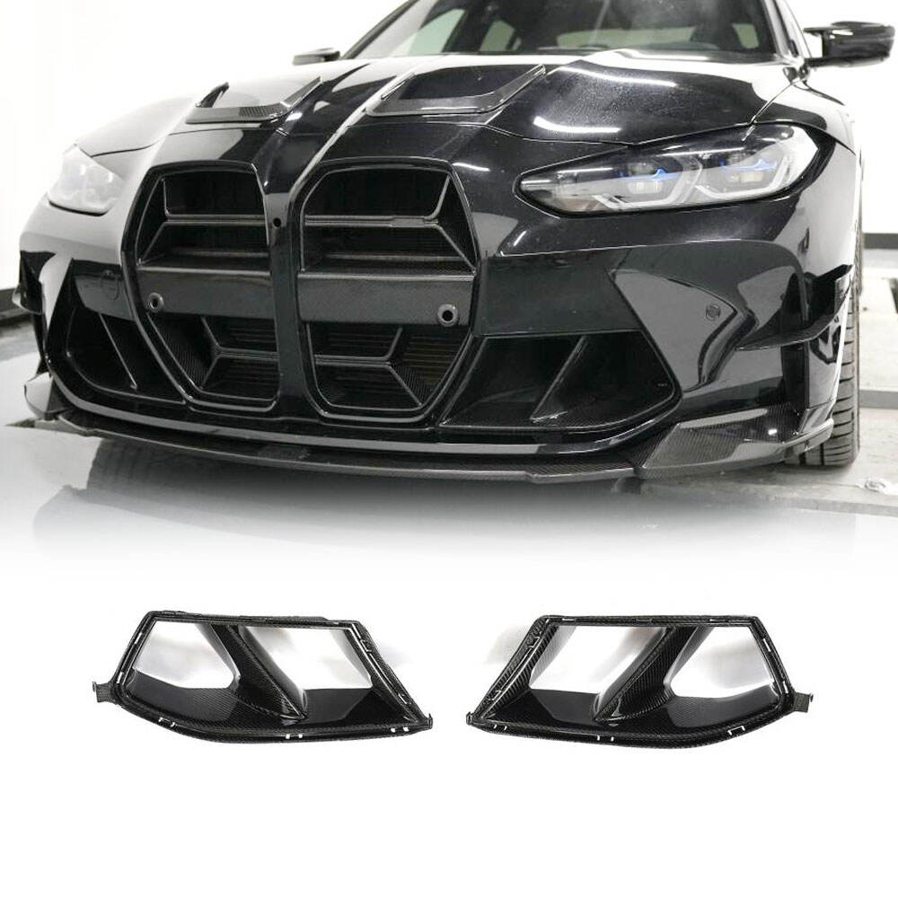 ML-ZDH250-1 for BMW G80 M3 G82 G83 M4 REAL Carbon Front Bumper Grill Air Duct Vent Replace