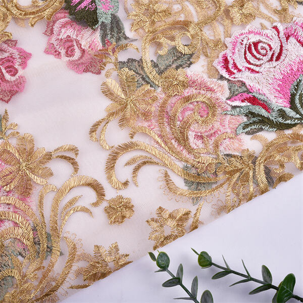 Ang Sining sa Pisikal na Embroidered Eyelet Fabric