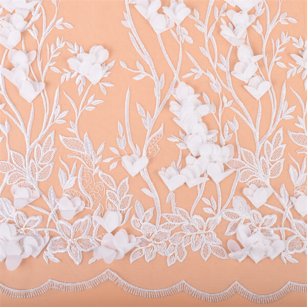 Add a Touch of Elegance to Your Wardrobe with Floral Embroidered Lace Fabric