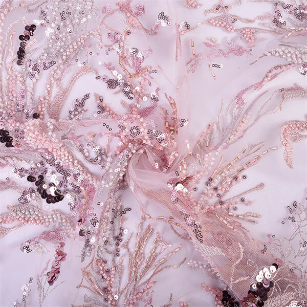 Nâng tầm phong cách thời trang của bạn với vải thêu hạt cườm và sequin
