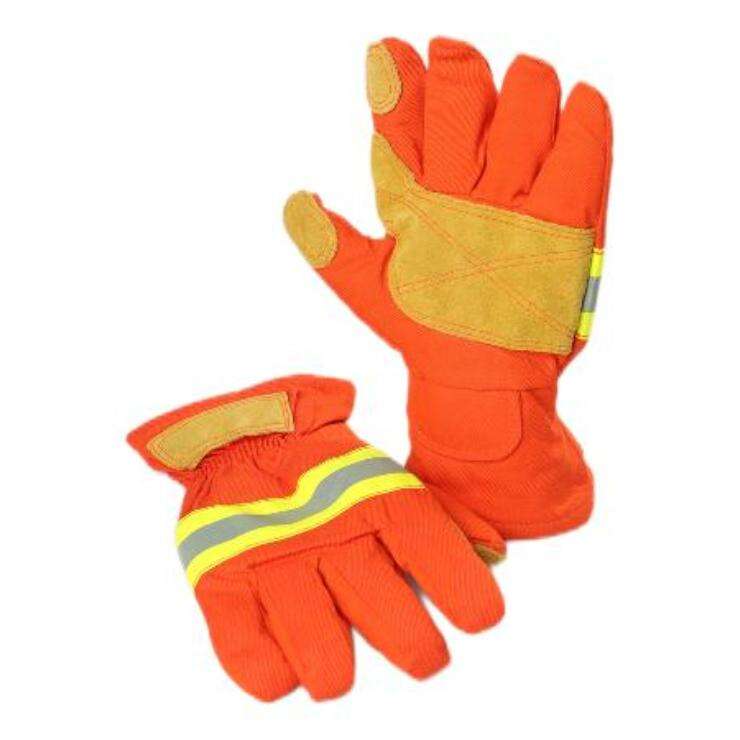 ATI-FIRE EN659 Orange Fire Fighting Gloves Short Style Suitable for Firefighting clothing