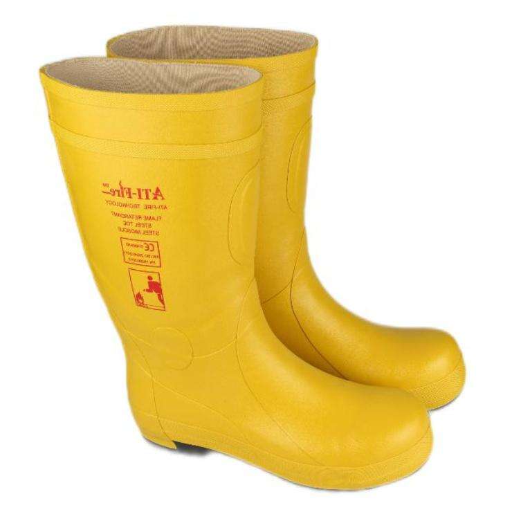 ATI-FIRE EN Steel Cap Steel Midsole Yellow Fire Boots