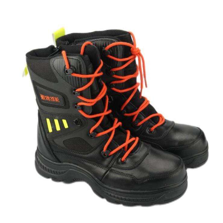 ATI-FIRE EN Steel Cap Steel Midsole Emergency Fire Fighter Leather Boots