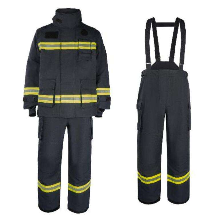 ATI-FIRE EN CERTIFICATED NOMEX IIIA 4 LAYER Navy Blue Firefighter Suit