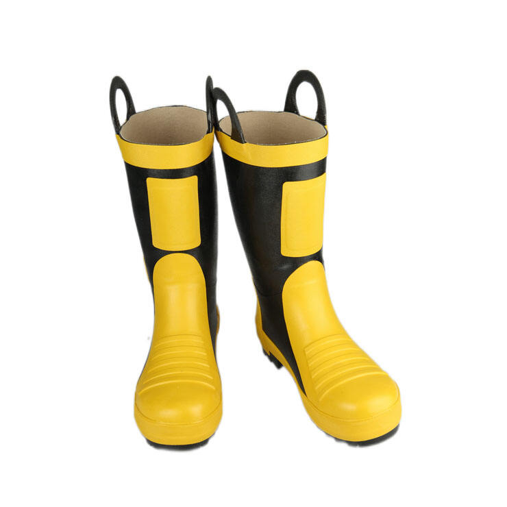 ATI-FIRE EN Fire Rubber Boots Rubber Handle Steel Cap Steel Midsole