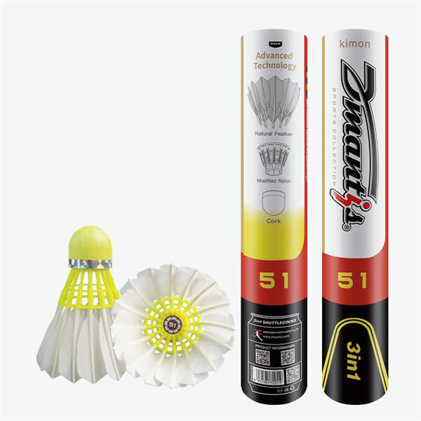 Speel als een professional met de D51 badminton vogelbal