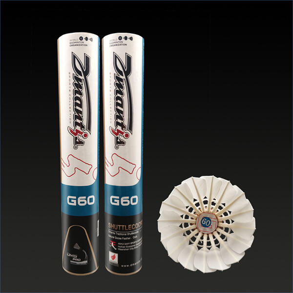 Ang g60 shuttlecock ay ginawa para sa bilis, na nagbibigay-daan sa mga manlalaro na lumipat nang mabilis at mabilis na tumugon sa korte.