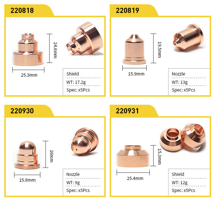 HYP powermax 65 85 105 plasma cutting torch and consumables supplier