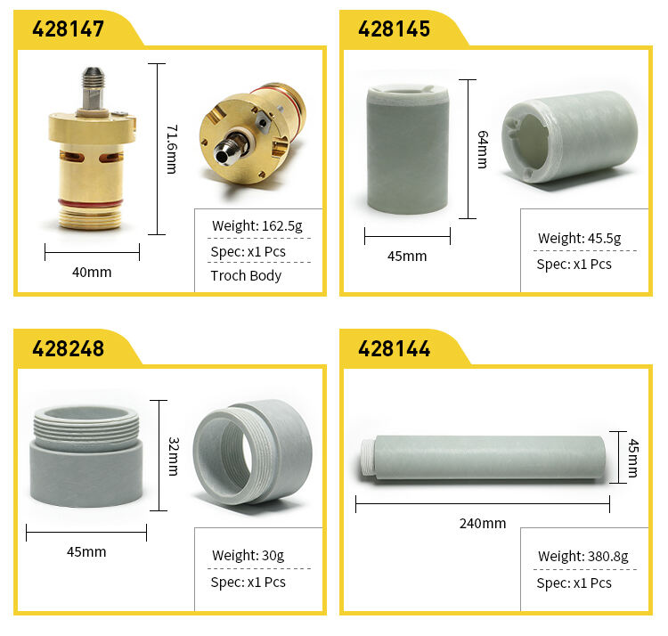 HYP powermax 125 plasma cutting torch and consumables supplier