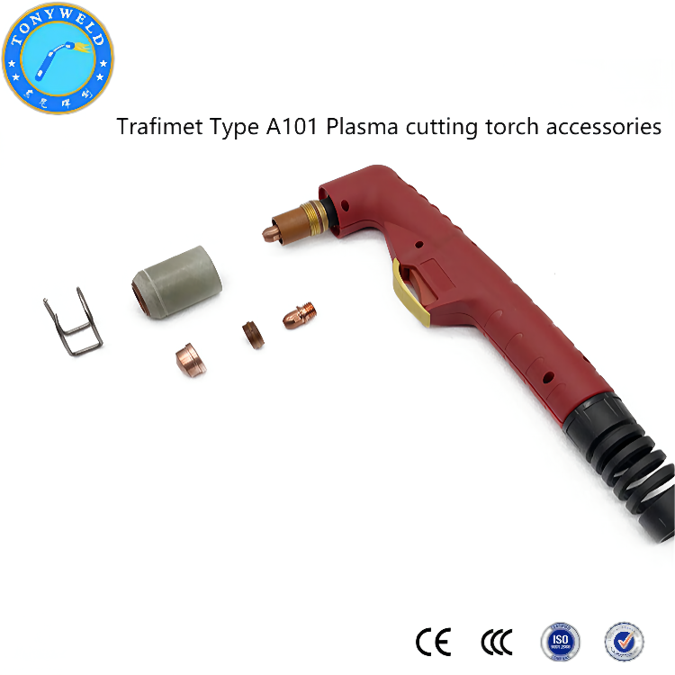 TONYWELD trafimet plasma torch head A101 cutting torch and A101 cutting parts manufacture