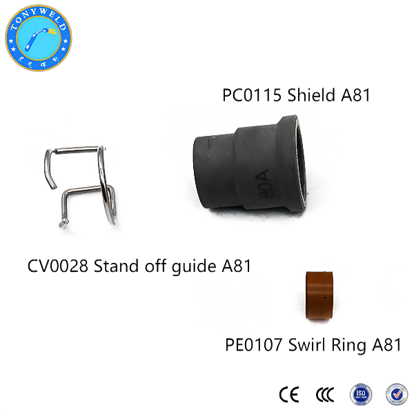 TONYWELD trafimet plasma torch head A81 cutting torch and A81 cutting accessories factory