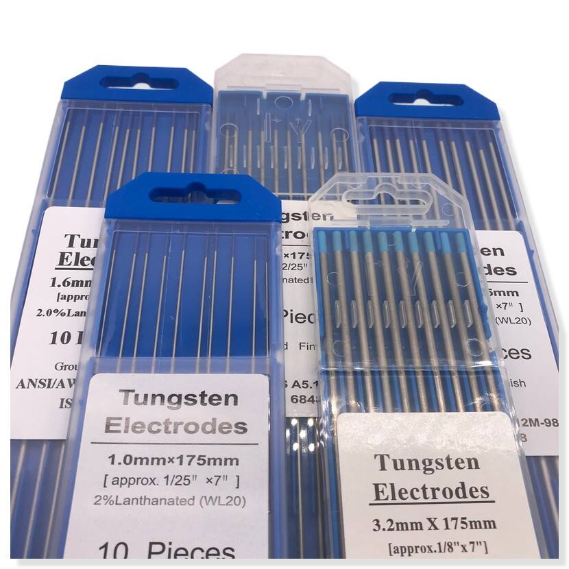 WL20 blue welding tods tig torch parts tungsten electrode 150mm and 175mm factory