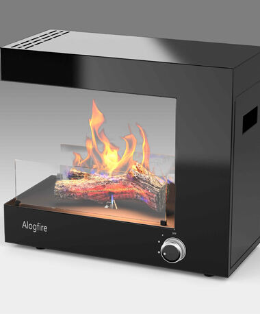 Worlds first style of indoor safe portable gas heater enjoy real flame like fireplace