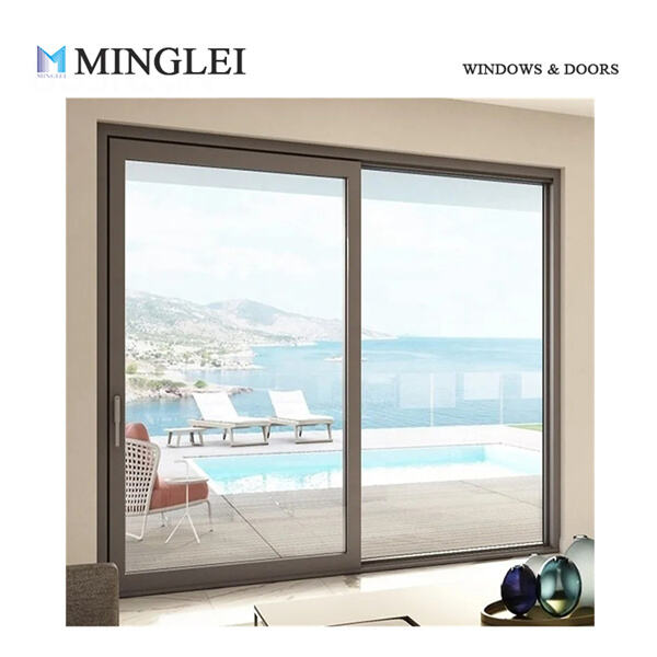 The sleek look of sliding lift doors