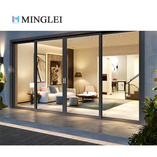 Maximize natural light and ventilation with aluminum sliding patio doors"