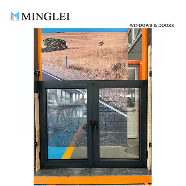 The perfect choice for contemporary homes - anthracite aluminium windows.
