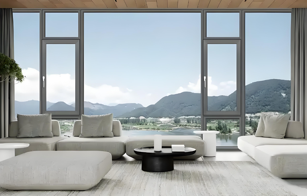 product thermal break triple glass windows balcony energy efficient window passive house aluminum windows-2