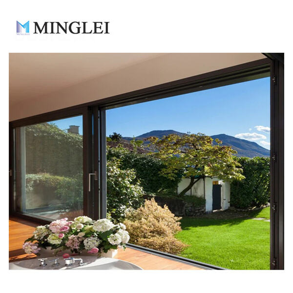 Bring in fresh air and expand your living space with sizable sliding patio doors.