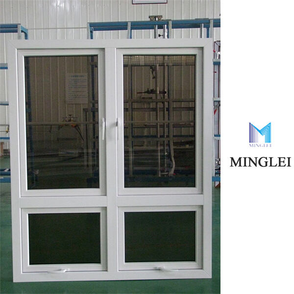 نوافذ PVC العلوية والعزل الصوتي.