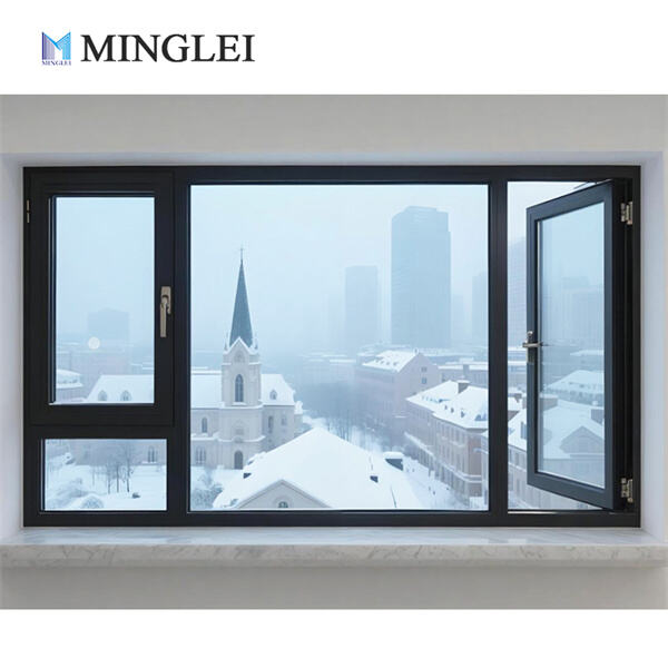 The beauty of powder coated aluminium windows.