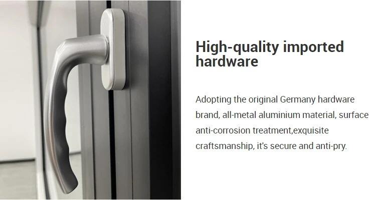 product customizable triple glazed windows interior aluminium thermal break casement windows with grilles-12