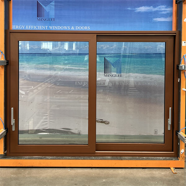 Timeless beauty and low maintenance with brown aluminium windows