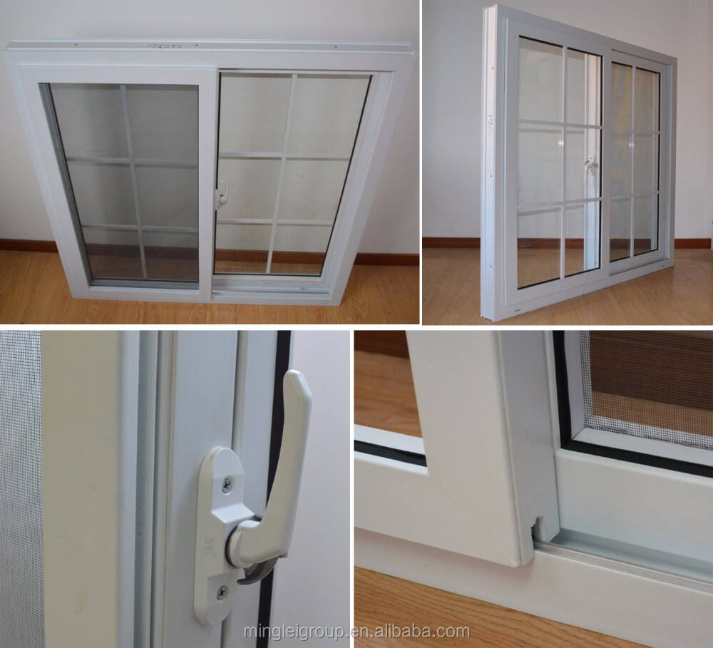product minglei 1200 x 1200 pvc sliding window grill design-1