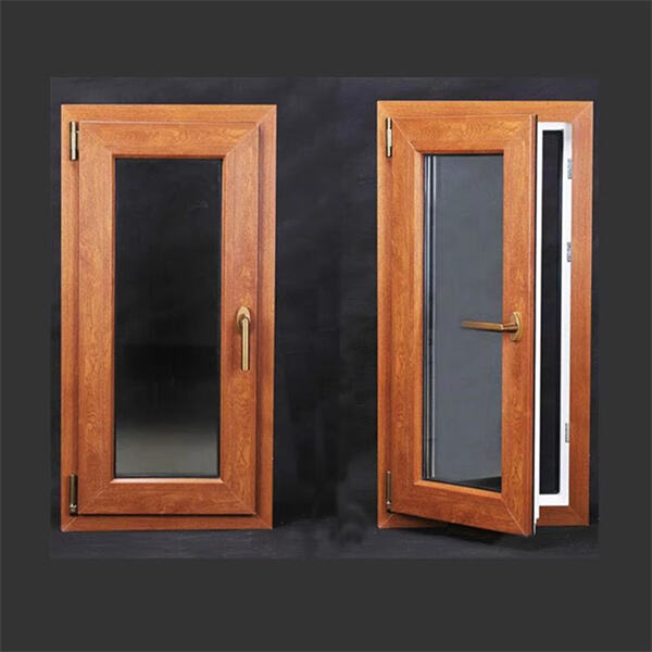 Low-maintenance and long-lasting wood grain effect uPVC windows