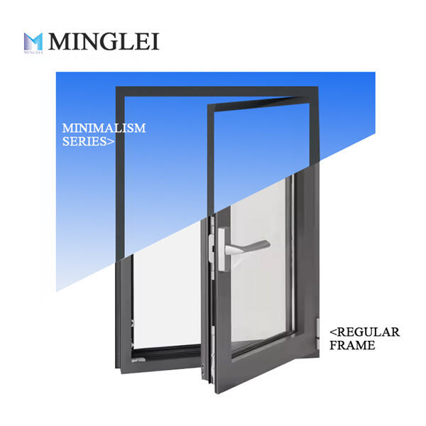 Slimline aluminium windows are also designed to be secure and keep your home safe from intruders.