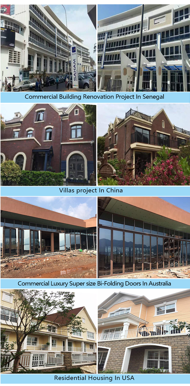 Minglei Luxury Large Aluminum Sliding Windows and Doors Lift and Slide Glass Doors factory