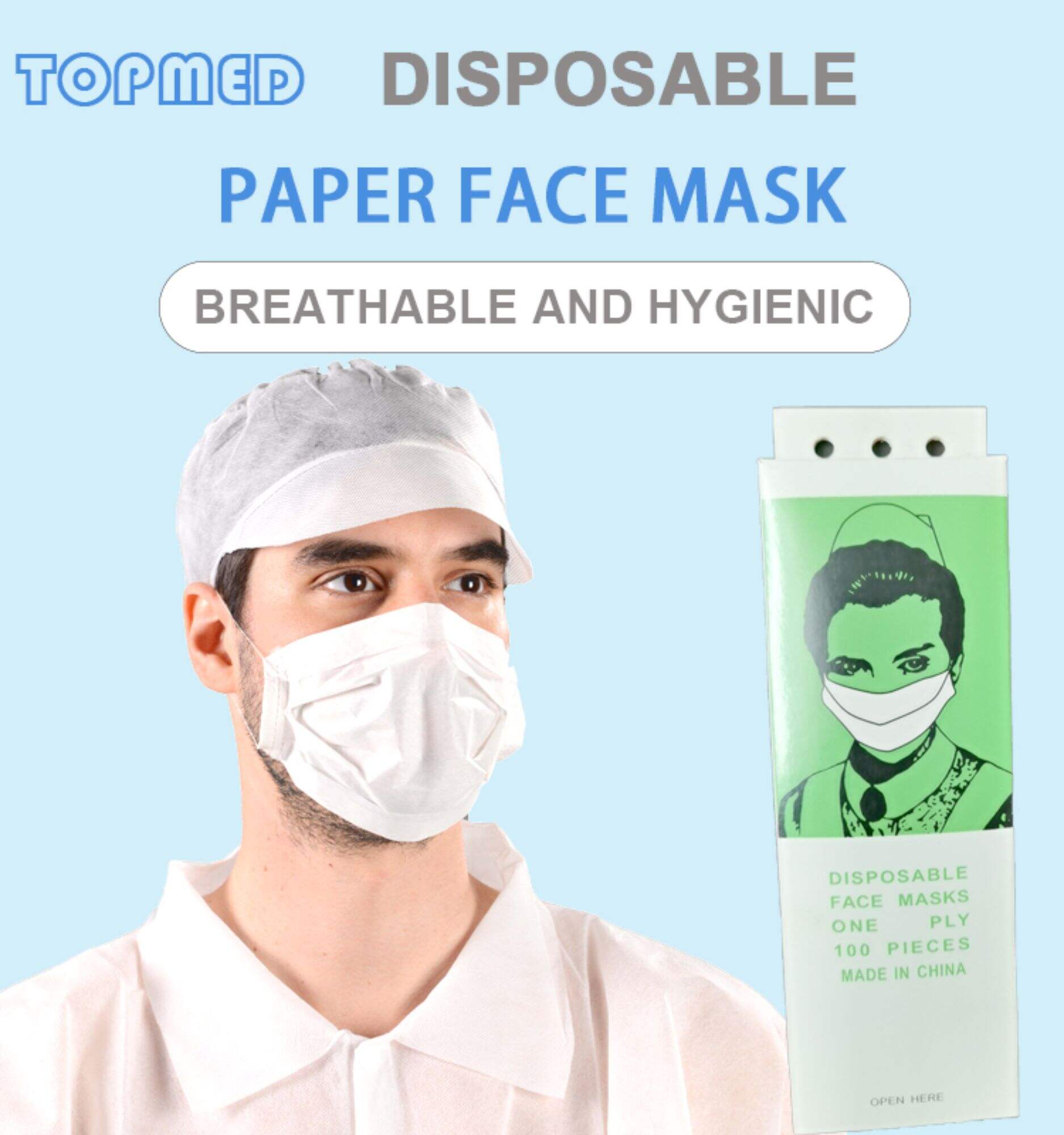 1ply paper face mask 