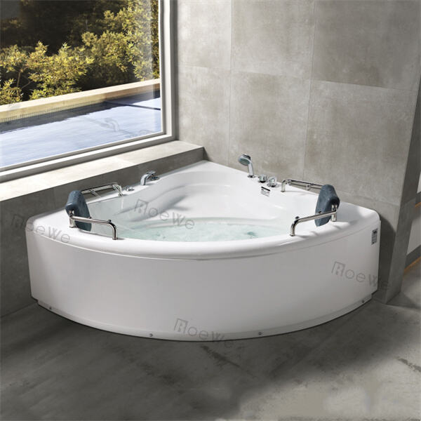 Utilizing a Corner Hot Spa