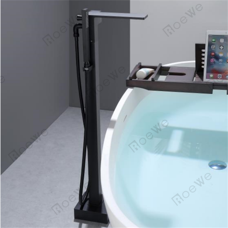 Brass body stand alone bath mixer tap para sa tub freestanding bathtub faucet