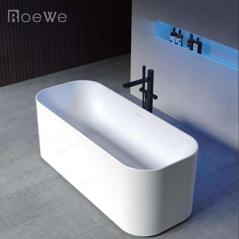 Premium stone bathtub 67 in free standing bath tub fancy tubs