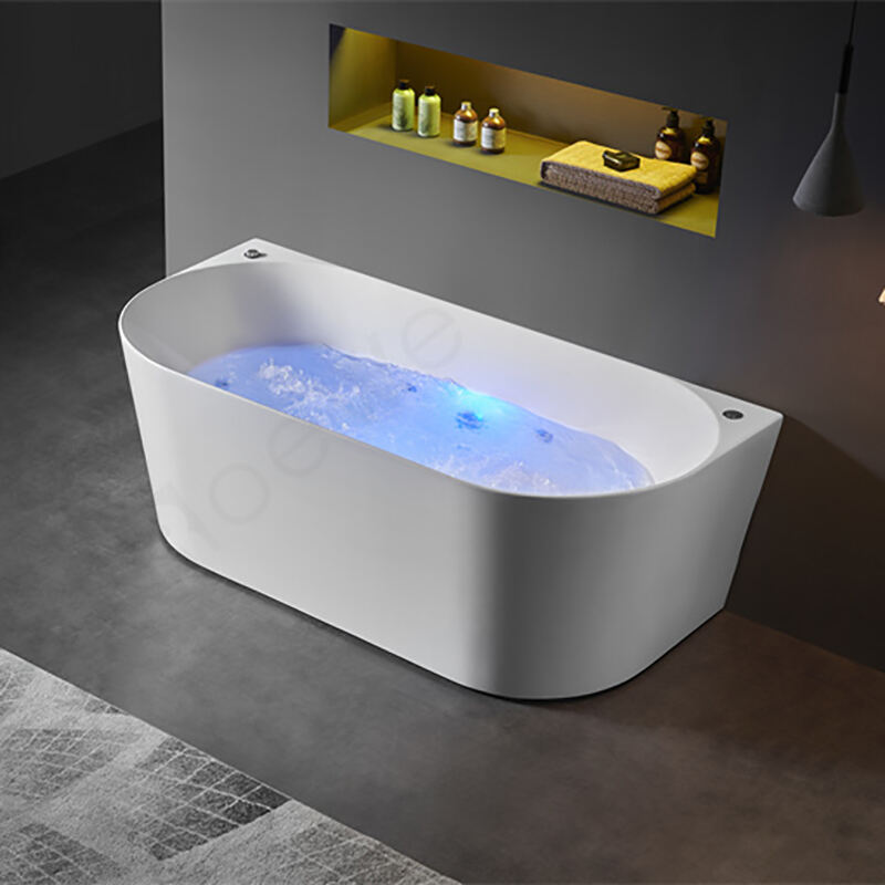 Egy gombos vezérlésű fürdőkádak modern dizájnú hidroterápiás gyógyfürdő