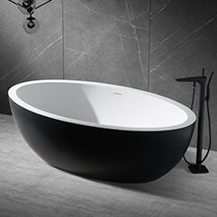 082 solid surface bathtub freestanding