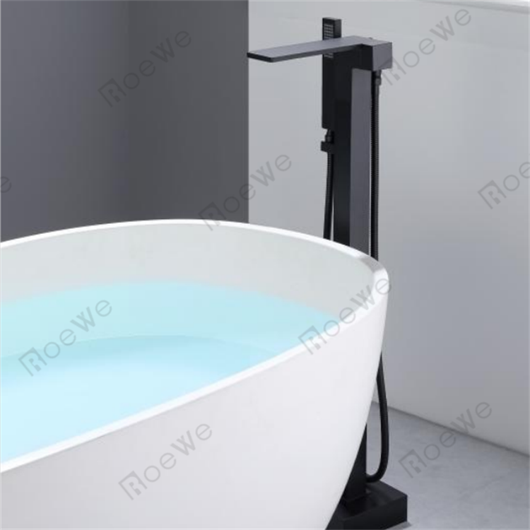 Brass body stand alone bath mixer tap para sa tub freestanding bathtub faucet