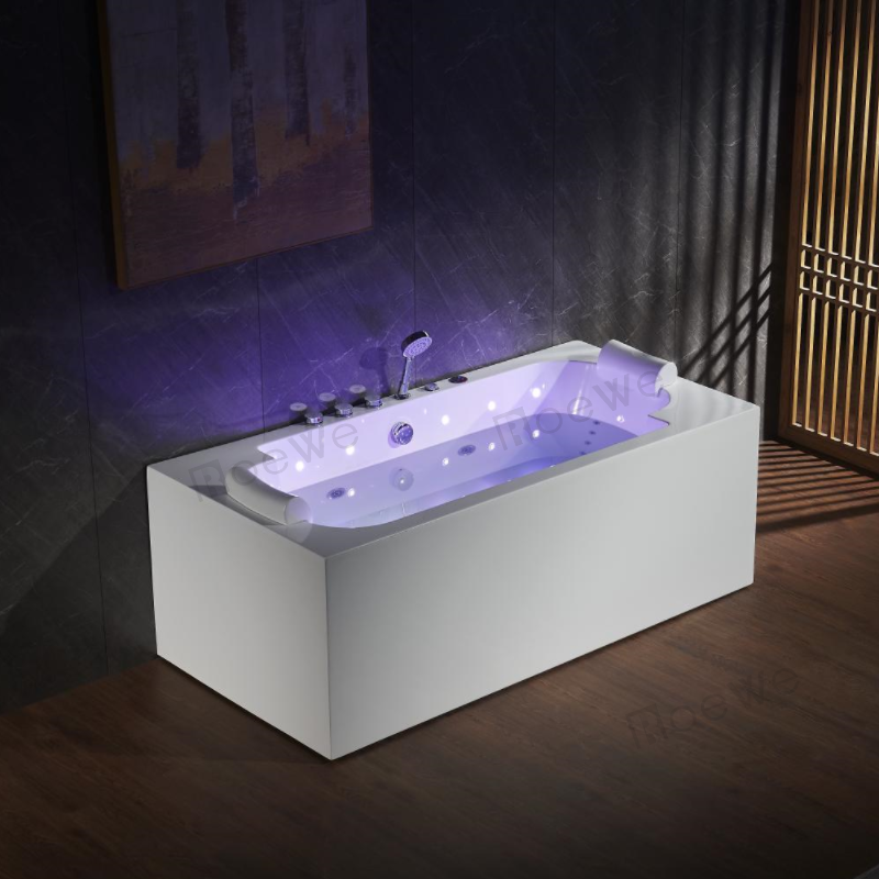 Luxuriöse Whirlpool-Massagebadewanne von Roewebath für den Innenbereich