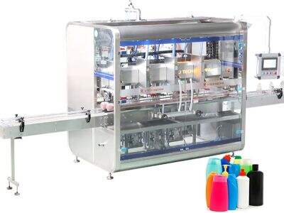 Dishwashing liquid, detergent, shampoo, lubricant oil filling machine line